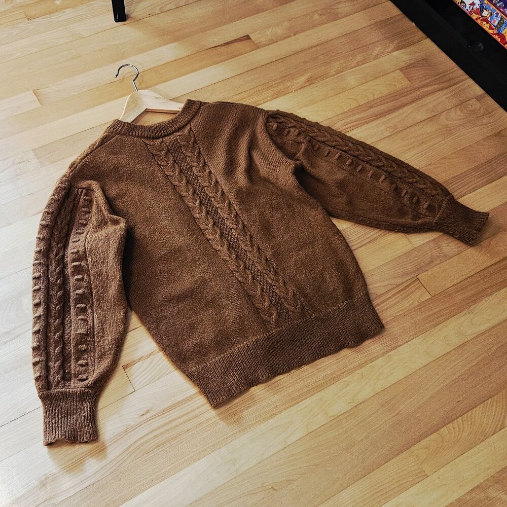 3/$15 medium brown sweater